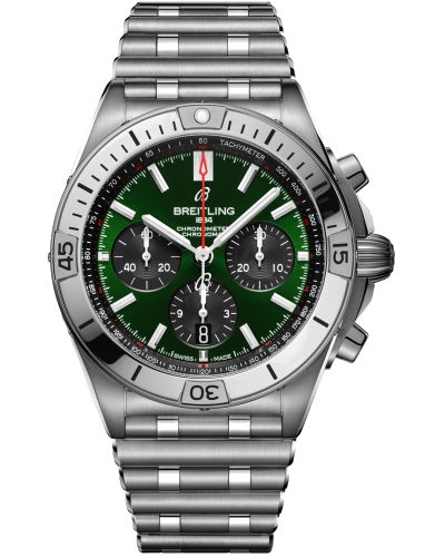 Breitling Chronomat B01 42 BENTLEY Steel - Green (horloges)